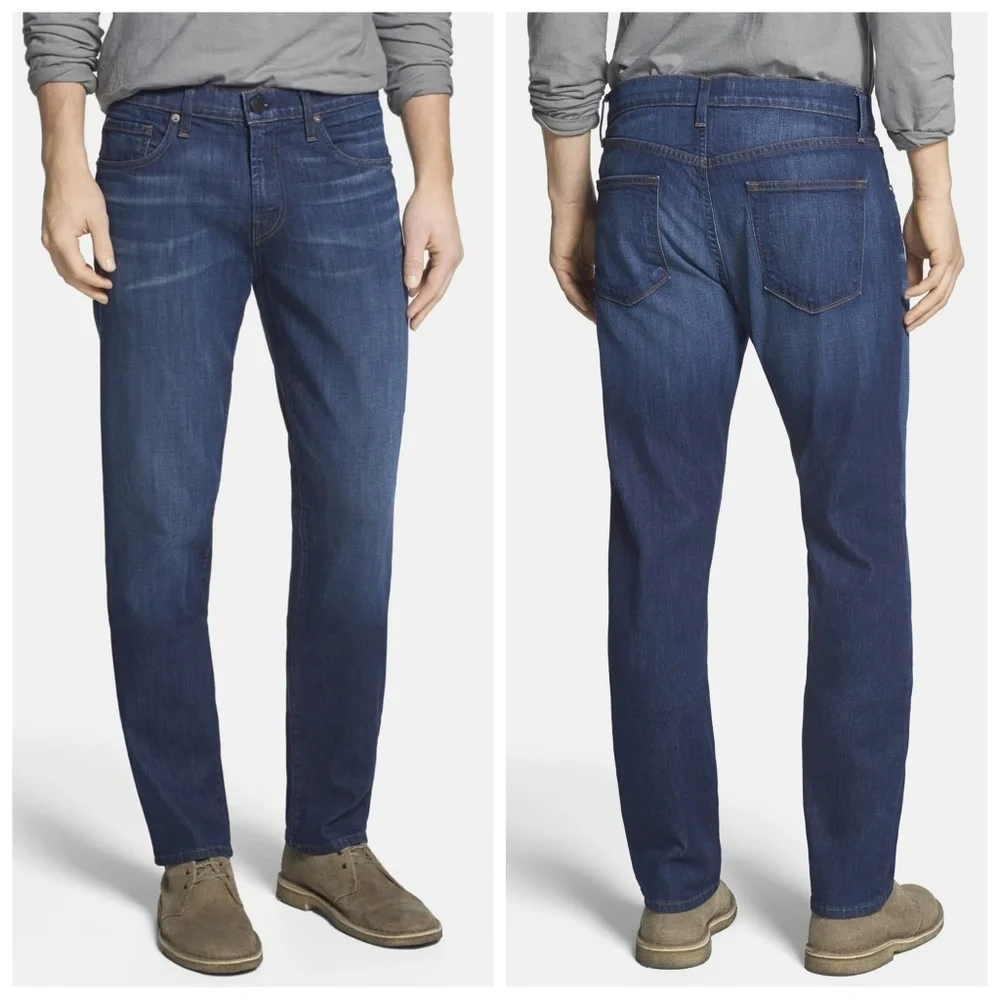 J Brand Cole Relaxed Straight Dark Wash Jeans Sold Out Nordstrom NWT 32 - Picture 2 of 8